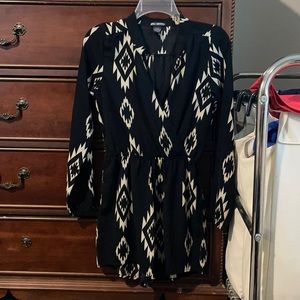 Black long sleeve romper